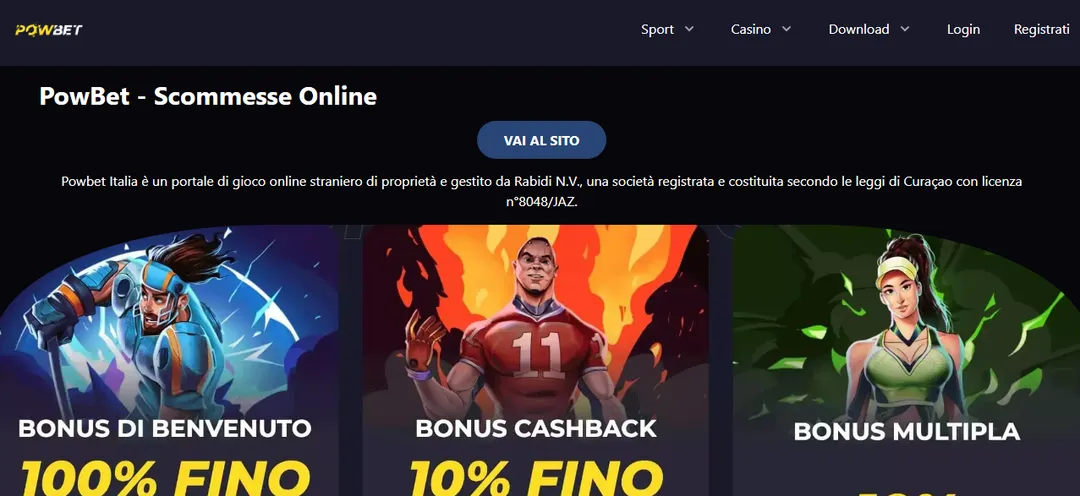 Powbet Italia